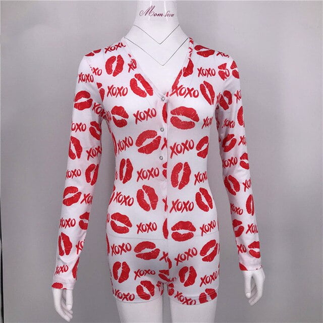 Sexy valentines pajamas Clearance