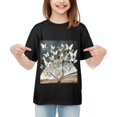 thumbnail image 2 of HANMUN Boys and Girls Tough Fashionable One Side Hot T-Shirts and Short Sleeves, Size XS-XL Made in USA, 2 of 4