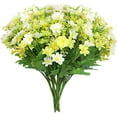thumbnail image 2 of Sunjoy Tech Daisies Artificial Flowers Fake Colorful Plant Bouquet for Home Table Centerpieces Decoration Wedding Decoration 1 Bouquet 28 Heads, 2 of 7