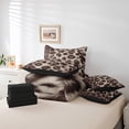 thumbnail image 4 of Erosebridal Leopard Print Bedding Sets Twin Size, Wildlife Comforter Sets with Sheets Teens, Animal Theme Decor, 4 of 5