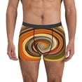 thumbnail image 1 of Balery Colorful Swirl Calzoncillos bóxer para hombre, ropa interior de algodón suave y transpirable con cinturilla de nailon-Small, 1 of 5