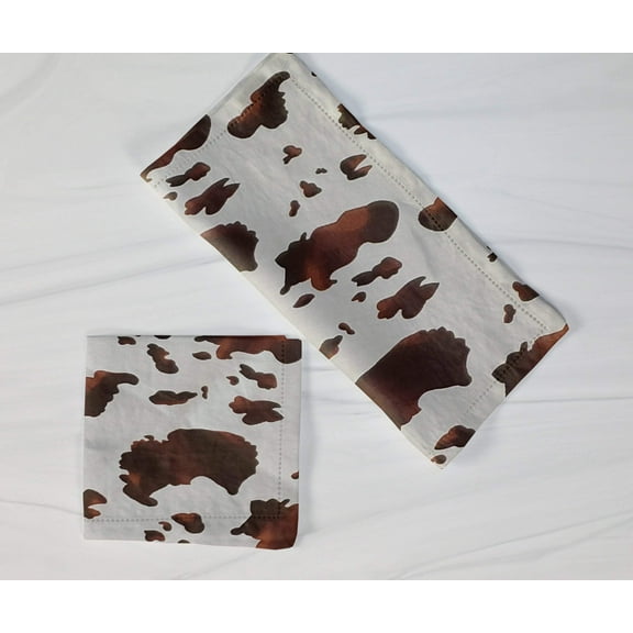 Cotton Cow Prints Napkins 18"X18"