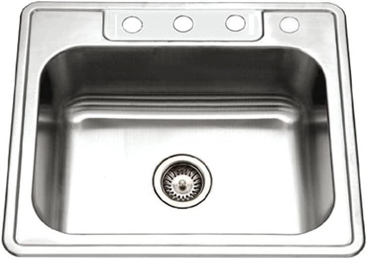 glowtone 8 in deep double kitchen sink