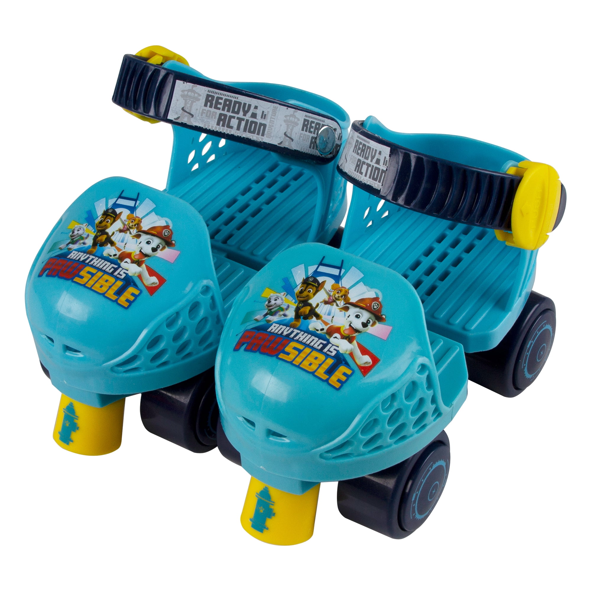 PlayWheels Kids Roller skate Junior Size 6-12 with Knee Pads