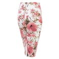 thumbnail image 2 of Doublju Women's Stretchy Midi Pencil Skirts (Plus Size Available), 2 of 4