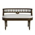 thumbnail image 2 of Hathaway Upholstered Bench - Antique Cherry, 2 of 6