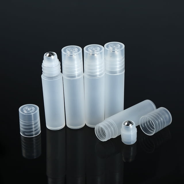 Roller Bottle Empty Bottles Stainless Steel Roller Ball For Perfume Eye Cream Cosmetics 5pcs