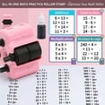 thumbnail image 2 of 2026 New Math Roller Stamp, 4 in 1 Math Practice Roller Stamp Set, Math Teacher 4 in 1 Roller Stamp Refill Ink, Addition, Subtraction for Classroom & Home Use (Pink*1), 2 of 7