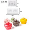 thumbnail image 2 of Bakeware sets style 4 art cake decorating mold 3d silicone molds baking tools for heart round cakes chocolate (HTOOQ), 2 of 5