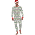 thumbnail image 2 of Combinaison de Noël pour Hommes Secret Santa, Pyjama de Vacances Elf, 2 of 2
