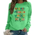 thumbnail image 2 of Women's Winter Fashion Sweatshirt Festive Christmas Print Round Neck Top Cozy Long Sleeve Pullover Casual Holiday Outfit, 2 of 2