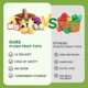 thumbnail image 4 of Montessori, Baby Soft Play House Fruit Basket Sensory Toys for 0-6-12 Months Baby, Newborn Felt Simulation Food Educational Toy, 4 of 6