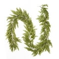 EANJE 9FT Artificial Cedar Garlands, Real Touch Winter Pine Garland ...