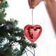thumbnail image 5 of 12 bolas de espejo con forma de corazón pequeñas y reflectantes para colgar en la discoteca, adornos con forma de corazón para bodas, San Valentín y Navidad, 5 of 7
