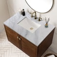 thumbnail image 4 of James Martin Vanities 670-V36-WLT-3CAR Amberly 36" Free Standing Or Wall Mounted Single, 4 of 7