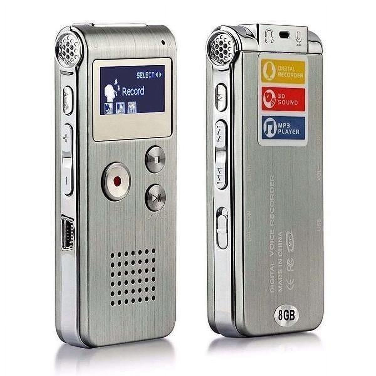 LigoWave 8GB Digital Audio Voice Sound Recorder Rechargeable Dictaphone Mini Recording pen MP3 Player