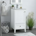 thumbnail image 2 of 18 inch Single Bathroom Vanity in White, 2 of 15