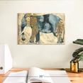 thumbnail image 3 of Elephant Stock Royal Elephant Wall Art - Horizontal Canvas Wall Art - Living Room Wall Decor - Animal Canvas - Yellow And Beige Decor By Chariklia Zarris - 12" x 8", 3 of 8