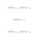 thumbnail image 3 of Gafas de medio marco Qarigey para hombre protección para los ojos lentes lisos de lectura Type2 NO2, 3 of 6