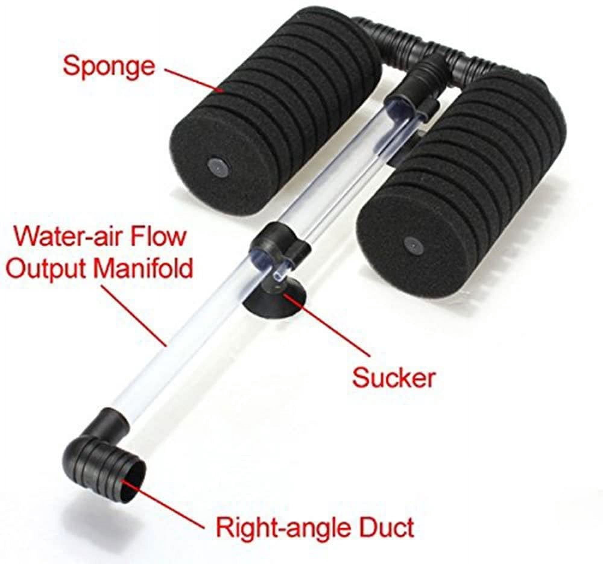 XINYOU XY-2822 Air Pump Double Sponge Water Filter for Aquarium，4-Pack