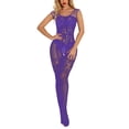 thumbnail image 6 of IROINNID Women's High Elasticity Hollow Iron Diamond Mesh Wrap Hip Dress Dress Underwear, 6 of 8