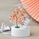 thumbnail image 3 of Árbol de cristal natural con conejo, luz nocturna, lámpara de mesa LED hecha a mano para el hogar, 3 of 6