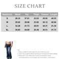 thumbnail image 2 of Bootcut Jeans for Women Y2K Baggy Stretchy Low Waisted Vintage Flare Jeans Button Closure Trendy Versatile Wide Leg Denim Pants with Pockets Sky Blue M, 2 of 7