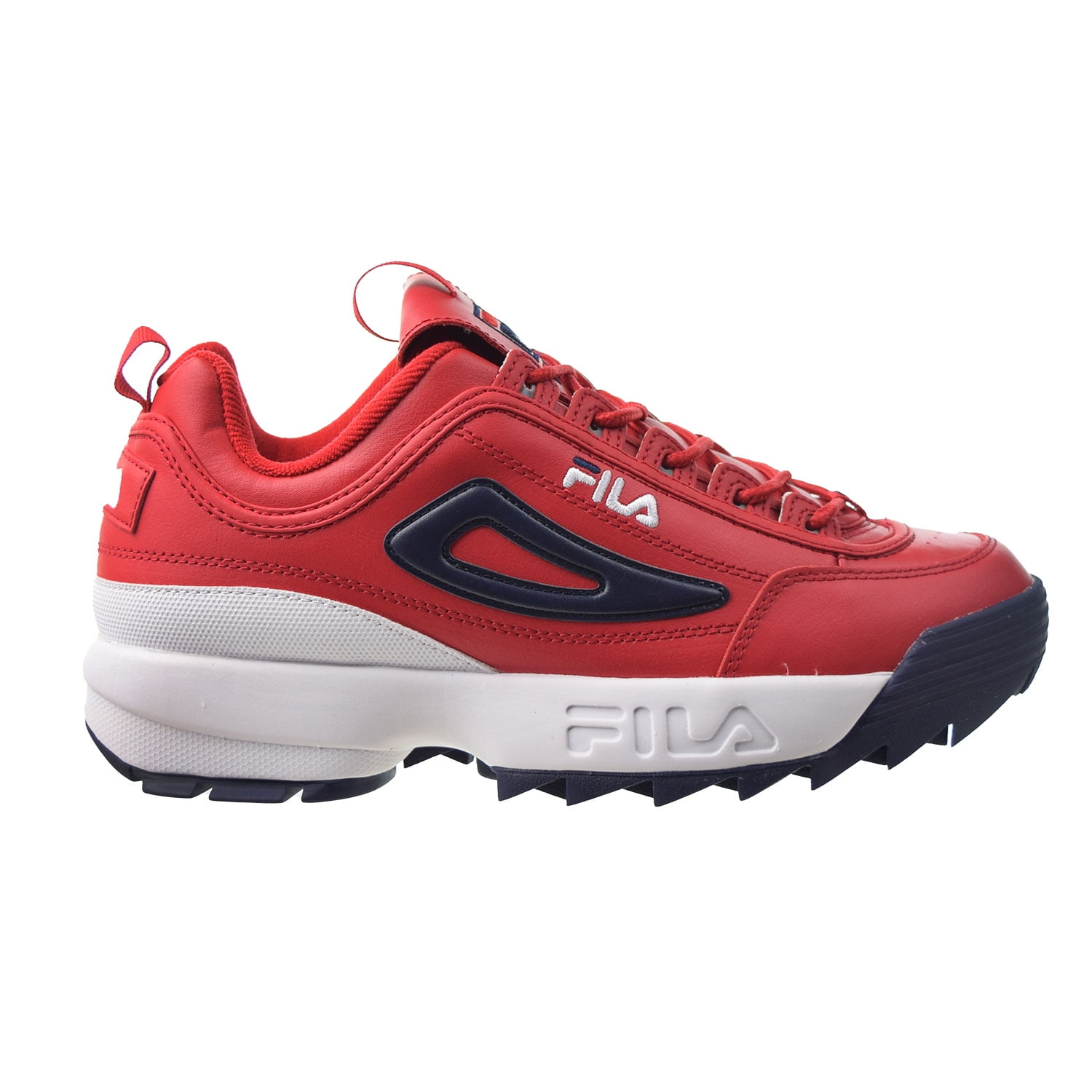 Fila Disruptor Premium Men's Shoes Red-White-Navy 1fm00139-616 - Walmart.com