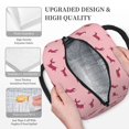thumbnail image 3 of Balery Dachshund Dog Puppy Bolsa de Almuerzo para Mujeres, Caja de Almuerzo, Bolsa de Almuerzo Pequeña Impermeable, Tote de Almuerzo Reutilizable con Gran Capacidad, 3 of 6