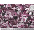 thumbnail image 2 of Soimoi polyester Crepe Fabric Two Tone With White Camouflage Decor Fabric Printed Yard 52 Inch Wide, 2 of 3