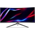 thumbnail image 1 of Acer Monitor de juegos ultraancho curvo de 34 pulgadas UW-QHD 165 Hz 3440 x 1440 FreeSync Premium VA HDR10 con altavoces HDMI DisplayPort duales (renovado), 1 of 3