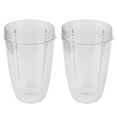 thumbnail image 1 of Reemplazo de taza de licuadora, taza de exprimidor de 2 piezas, piezas de exprimidor eléctrico transparente, taza de exprimidor eléctrico, materiales ecológicos, 1 of 8
