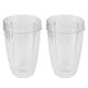 thumbnail image 1 of Reemplazo de taza de licuadora, taza de exprimidor de 2 piezas, piezas de exprimidor eléctrico transparente, taza de exprimidor eléctrico, materiales ecológicos, 1 of 8