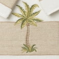 thumbnail image 5 of Authentic Hotel and Spa  Turkish Cotton Palm Tree Embroidered 3 piece Towel Set White, 5 of 5