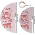 thumbnail image 4 of FMSHPON Valentines Day Hearts Flowers Love Xmas Christmas Tree Skirt Stand Mat for Holiday Party Decoration Indoor Outdoor 36 inches, 4 of 6