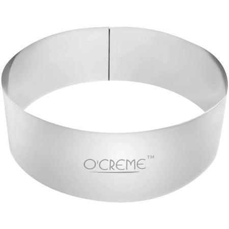 

O Crme Cake Ring Stainless Steel 6 Diameter 1-3/4 High