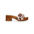 thumbnail image 2 of Madden NYC Women's Clog Heel Sandals, Cow Print, 2 of 6