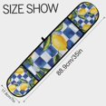 thumbnail image 3 of Yayeee Double Oven Mitt Kitchen Heat Resistant Baking 35" x7" Quilted Glove, Lemon Checkered, 3 of 6