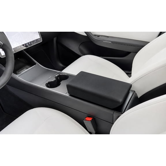 Calolin Armrest Cover Tesla Model 3 Highland TPE Anti-Slip 13.39 x 8.86 x 1.97