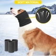 thumbnail image 3 of Alivie la ansiedad suéter para mascotas cuello a prueba de viento oído elástico reducción de ruido manga cálida orejeras suministros para el hogar para interiores y exteriores gris S sidaley PT000623-04, 3 of 7