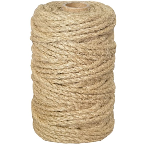Cuerda de yute PH PERKHOMY de 5 mm de grosor y 32 m, cordel resistente