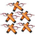 thumbnail image 3 of Fdit Truck Side Marker Light,10Pcs/Set Truck Side Marker Light Signal Warning Indicator Lamp With 6 LED 12V, 3 of 8