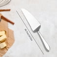 thumbnail image 2 of Stainless Steel Cake Server, Cake Pie Server, 2 In 1 Cake Cutter Server, Cake Cutter for Wedding, Thickened Dessert Slicing Tool, Non Stick Dessert Serving Knife, Pizza Pastry Cake Slicer,Silver, 2 of 6
