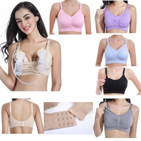 

Pregnant Women Bra Underwear Maternity Breastfeeding Nursing Nylon Bras Cozy