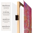 thumbnail image 4 of Red Lantern 6 ft. Tall Multicolor Canvas Room Divider with Scandinavian Spruce Frame, 4 of 5