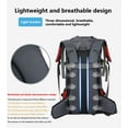 thumbnail image 5 of PACOLO Lightweight Hiking Backpack with Rain Cover Waterproof 60L Backpacking Backpacks, Black, 5 of 9