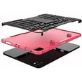 thumbnail image 4 of EpicGadget iPad Pro 11 Case 2021 with Pencil Holder - Slim Heavy Duty Shockproof Rugged Protective Cover with Kickstand Case for Apple 11-inch iPad Pro (3rd Generation, 2021 Release) (Black/Pink), 4 of 6