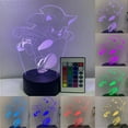 thumbnail image 3 of 3 Pack Sonic Hedgehog Night Light, 3D Anime Table Lamp with Remote Control Kids Bedroom Decoration, Creative Lighting for Kids and Sonic Hedgehog Fans, 3 of 5