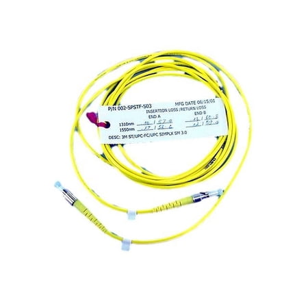 3M Leviton Fiber Singlemode Simplex Optic Patch Cable Cord ST FC SPC SPSTF-S03 price history on PriceWatchPro