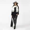 thumbnail image 2 of Design Imports 810831 Poncho en Coton Uni Rose Chatouillé, Noir, 2 of 4